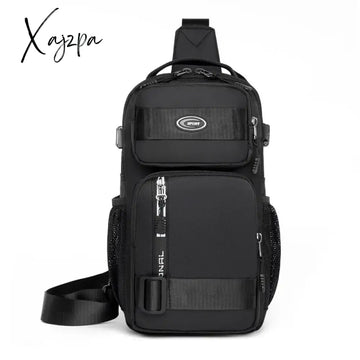 Geestock Waterproof Men’s Shoulder Bag Outdoor Crossbody Sling Bags Large Capacity Travel Sport
